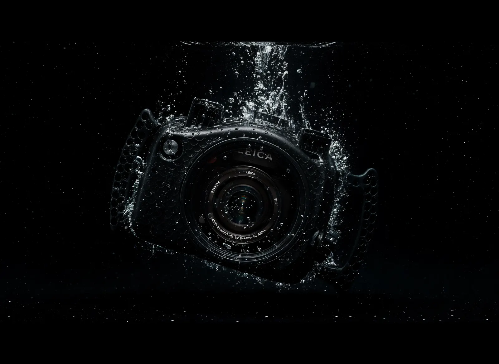 Leica camera in an Aquatech underwater housing — Matt Bagley